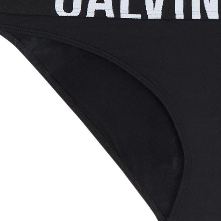Calvin Klein Storm Gravity Comfortable Minimalist Low Rise Cool Feel Underwear Women Underwear Black QF7792AD-UB1