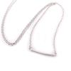 Les Trésors De Lily [K3691] - Silver 'Choreography' Silver Necklace - 18x1 Mm