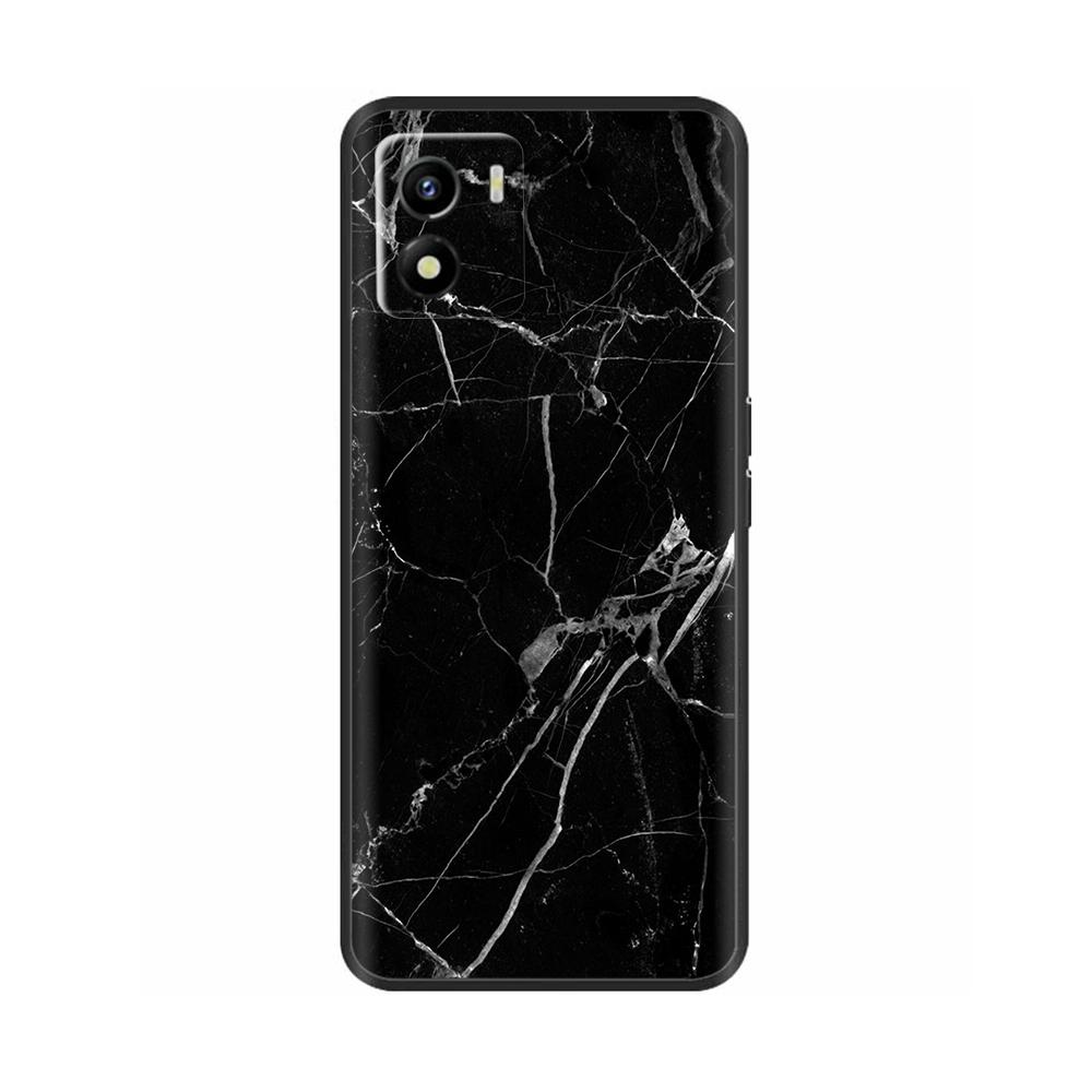 For Vivo Y01 Case Y01 2022 Soft Silicone Back Cover TPU Phone Case For Vivo Y01 Y 01 VivoY01 Cute Black Bumper Coque Shell Funda