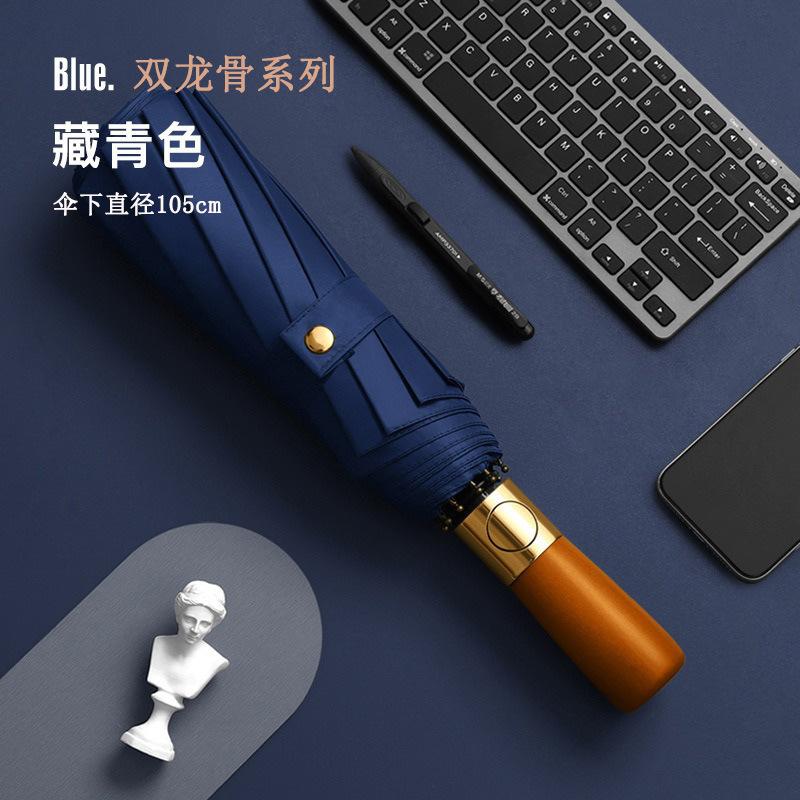 8 bone uv automatic advertising umbrella custom unisex vinyl sunscreen weather and rain advertising umbrella wholesale can be printed LG