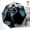 1pc Batman Full Moon Automatic Folding Umbrella - Compact 8-Rib Design, Durable Plastic & Iron1159L