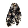 Women's Thick Plaid Scarf and Shawl Wrap for Winter Warmth