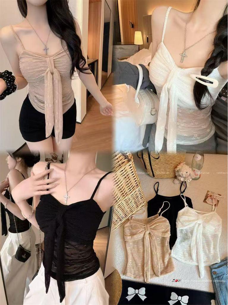 2026 Spring/Summer Trendy Lace-Up Sexy Camisole
