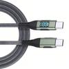 Dual Type-C Connector Dual Head Charging Cable 100W Power Type-C Data Transfer Cable