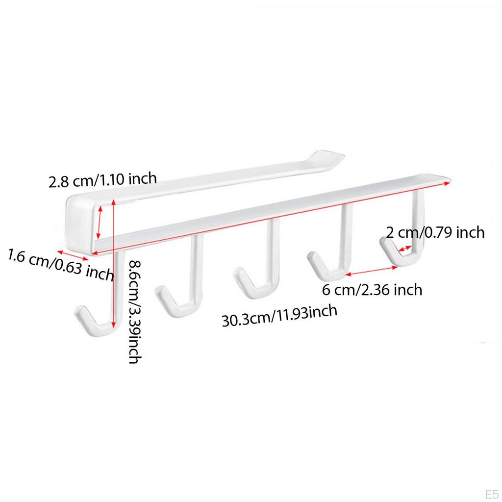 2 Pieces Kitchen Utensil Holder Hardware Multifunctional Easy Use Iron Cooking Accessories Mug