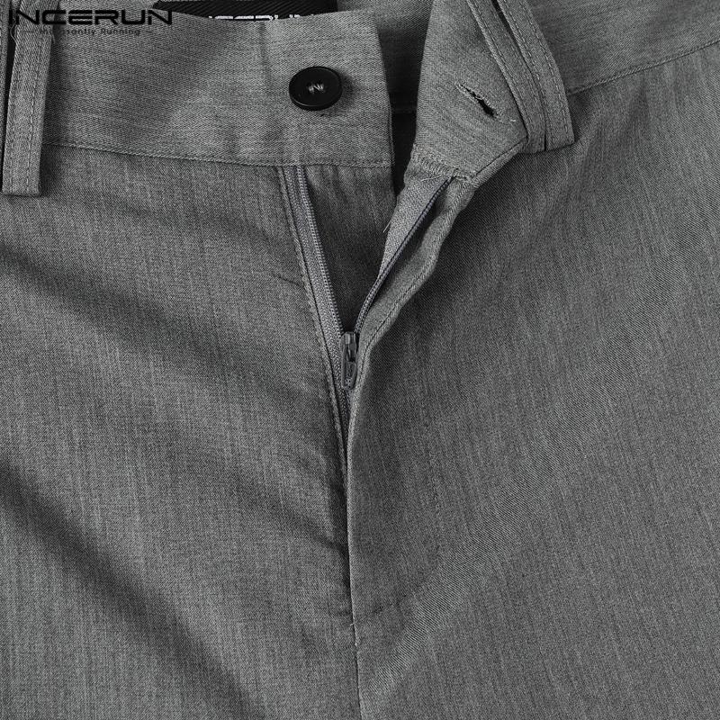 INCERUN Pánské Capri na zip Ležérní Volné Široké nohavice Krátké kalhoty Šortky