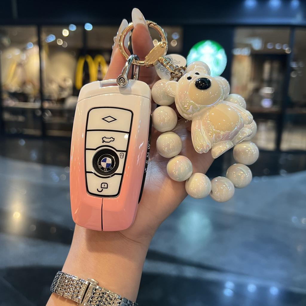 Fashion Silicone Car Remote Key Case Cover For BMW 1 3 5 7 Series X1 X3 X4 X5 F10 F15 F16 F20 F30 F18 F25 M3 M4 E34 Keychain IH2