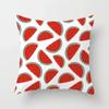 Luxury Home Decor Office Seat Cushion Cover Creative Cartoon Watermelon Banana Print Fashion Pillow Cover
