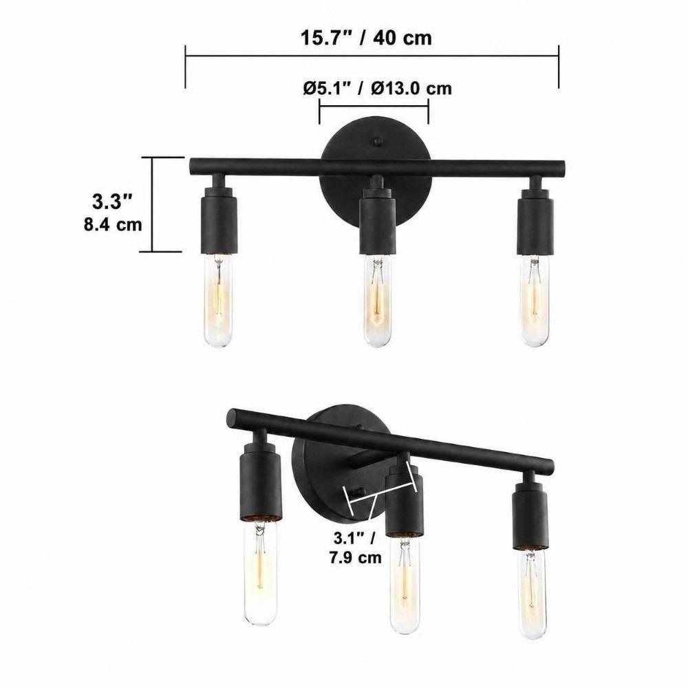 110-240V Mirror Front Lamp Iron Wall Light Minimalist Wall Lamp  Bedroom
