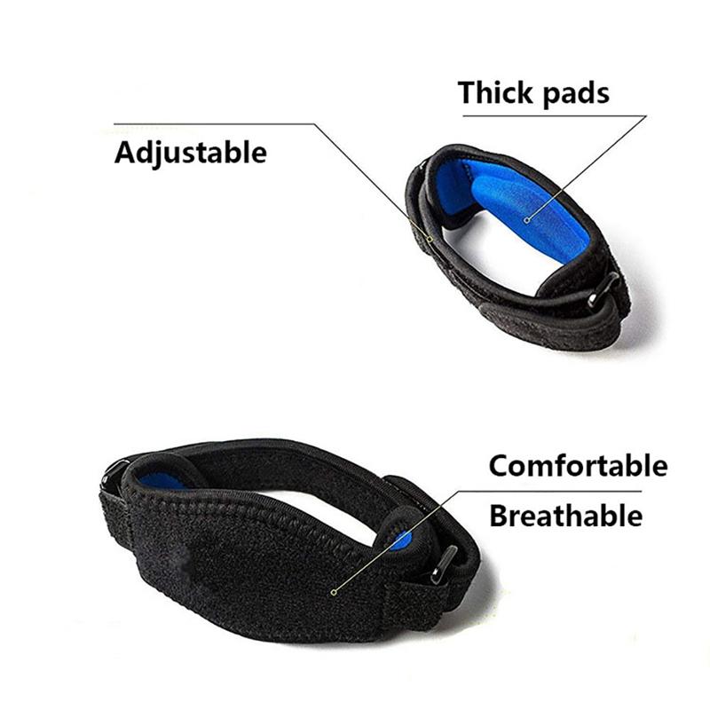 1PC izable Fit Elbow Support Basketball Tennis Golf Elbow Support Strap Elbow Pads Lateral Pain Syndrome Epicondylitis Braces