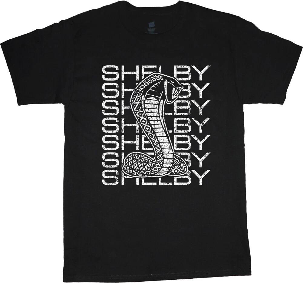 Shelby Cobrad Mustang T-shirt Mens Graphic Tees Car Guy Dad Gifts Car Show L