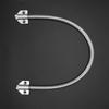 Stainless Steel Access Control Cable Anti-pinch Exposed Mounting Wire Loop Metal Head Armored Cable Cable Protector