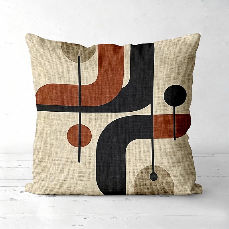 Modern Geometric Patterned Decorative Pillow Covers Polyester pillowcase, sofa decorative cushion cov Headboard Pillow 45x45cm