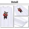 BUZZxSELECTION Men's Long Sleeve Cat Animal T-Shirt (03 Gray, Size L)