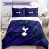 Tottenham Hotspur Patronen Beddengoed Set 3 Delen Zacht Huidvriendelijk Wasbaar Dekbedovertrek & Kussenslopen Set Alle Seizoenen Slaapkamer