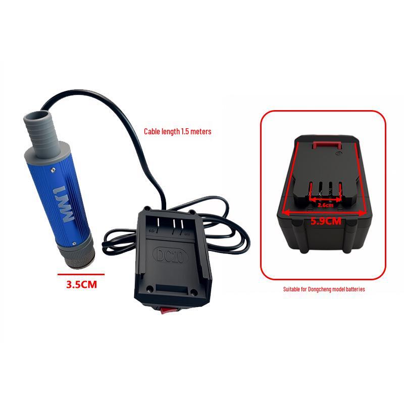 21V Portable Lithium Battery Agricultural Water and Oil Pump with Pure Copper Motor