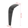 X AUTOHAUX Carbon Fiber Pattern Gear Shift Knob Sticker Cover Shell for BMW 3 Series E90 2006-2012