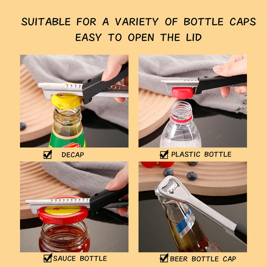 Can Opener Multifunction Anti-slip Bottle Opener Kitchen Tool