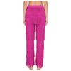 Womens Latin Dance Fringe Pants Elastic Waistband Contrast Color Tassel Trousers Cha Cha Tango Rumba