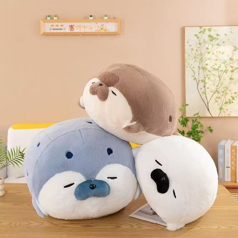 New Sushi Seal Sea Otter Plush Doll Doll Pillow Gift Birthday Gift for Children and Friends