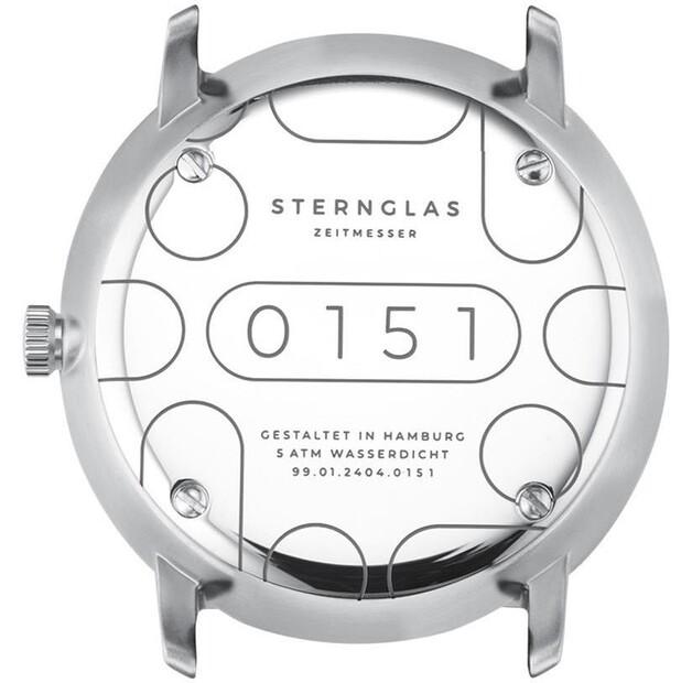 Часы Sternglas S01-EG08-BR02 Egor Green Silver