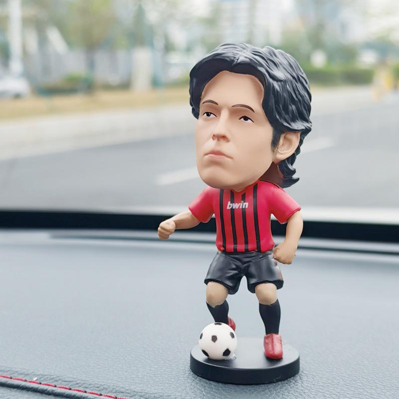 CR7 & Neymar Bobblehead Doll - Football Star Car Ornament Gift for Boys