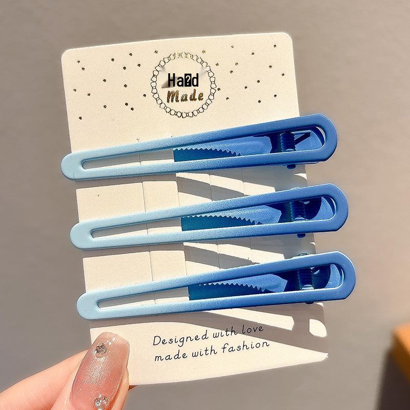 Autumn & Winter Coffee Hair Clip: Women's Seamless Duckbill, BB & Bangs Clips