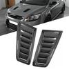 Bilmotorhuvens Luftutsläpp Ventilkåpa Kolfiber Ventilkåpa Trim för Ford Focus RS MK2 Biltillbehör-M53K