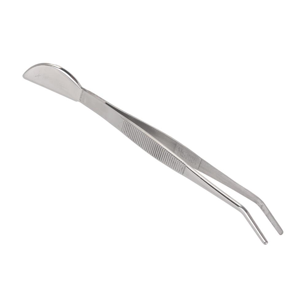 Rust Proof Bonsai Tweezers Set Crescent Moon Head Long Plant Tweezers Rake Spatula Tools