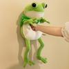 Cloak Frog Doll Plush Toy Creative Little Toad Doll Rag Doll Children's Accompanying Gift Company Gift