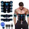 EMS abdominal muscle trainer 8-mode 19 intensity ABS three in one trainer home exercise lazy fitness equipment set