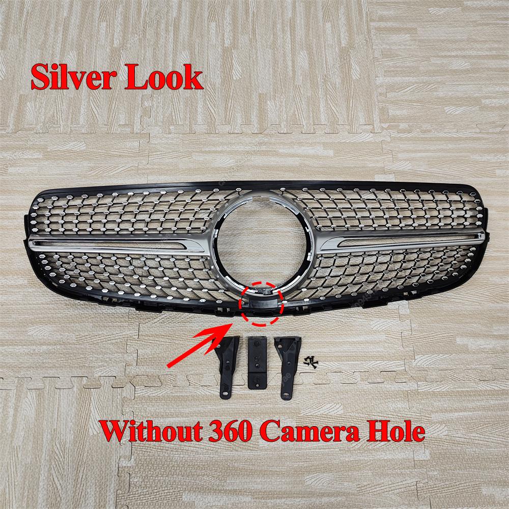 

Diamond Style Grille Front Racing Grill For Mercedes Benz GLC Class X253 2015-2019 GLC250 GLC300 GLC350 GLC43 AMG Bodykit Tuning