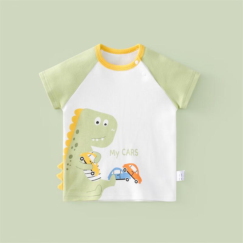 Duoxiluka Kids  Summer Dinosaur Car T-Shirt 100