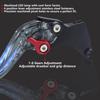 For ZX1400 ZX14R ZZR1400 GTR1400 CONCOURS Motorcycle Adjustable Always on Turn Signal Light Brake Clutch lever Handlebar