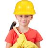 TOYANDONA 5pcs Kids Construction Hat Yellow Plastic Childrens Hard Hat Toy Construction Worker Helmets for Kids Dress Up Costume Child Party Hat