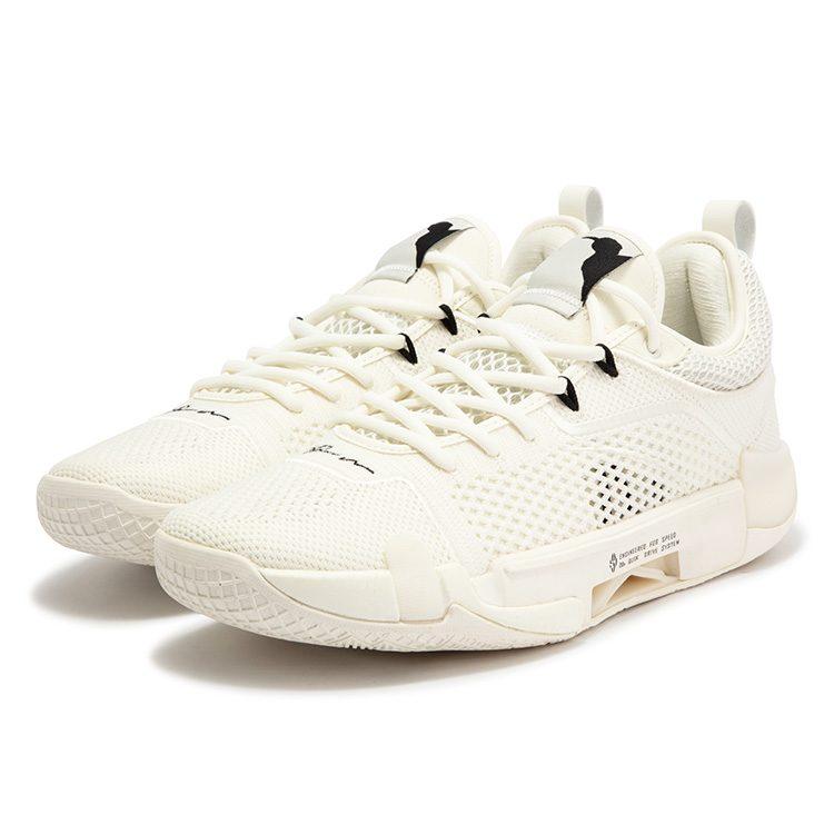361 DVD3 SE Slip Resistant, Abrasion Resistant, Breathable Low Top Basketball Shoes Men's White Gray 672511110-1
