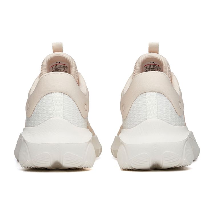 Anta Comfortable Training Shoes Women Sneakers White Orange 122237701-2