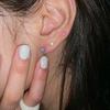 Pastel doodle piercing (Purple)