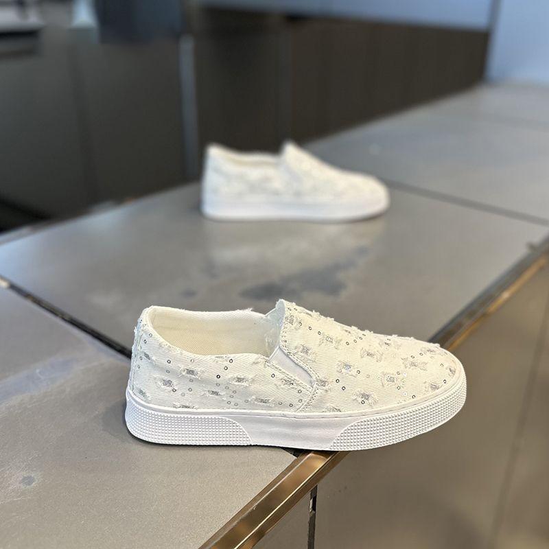 Весенне-летняя модная мужская обувь, модная, универсальная, с мягкой подошвой, удобная, дышащая, мужская обувь-слипоны 39