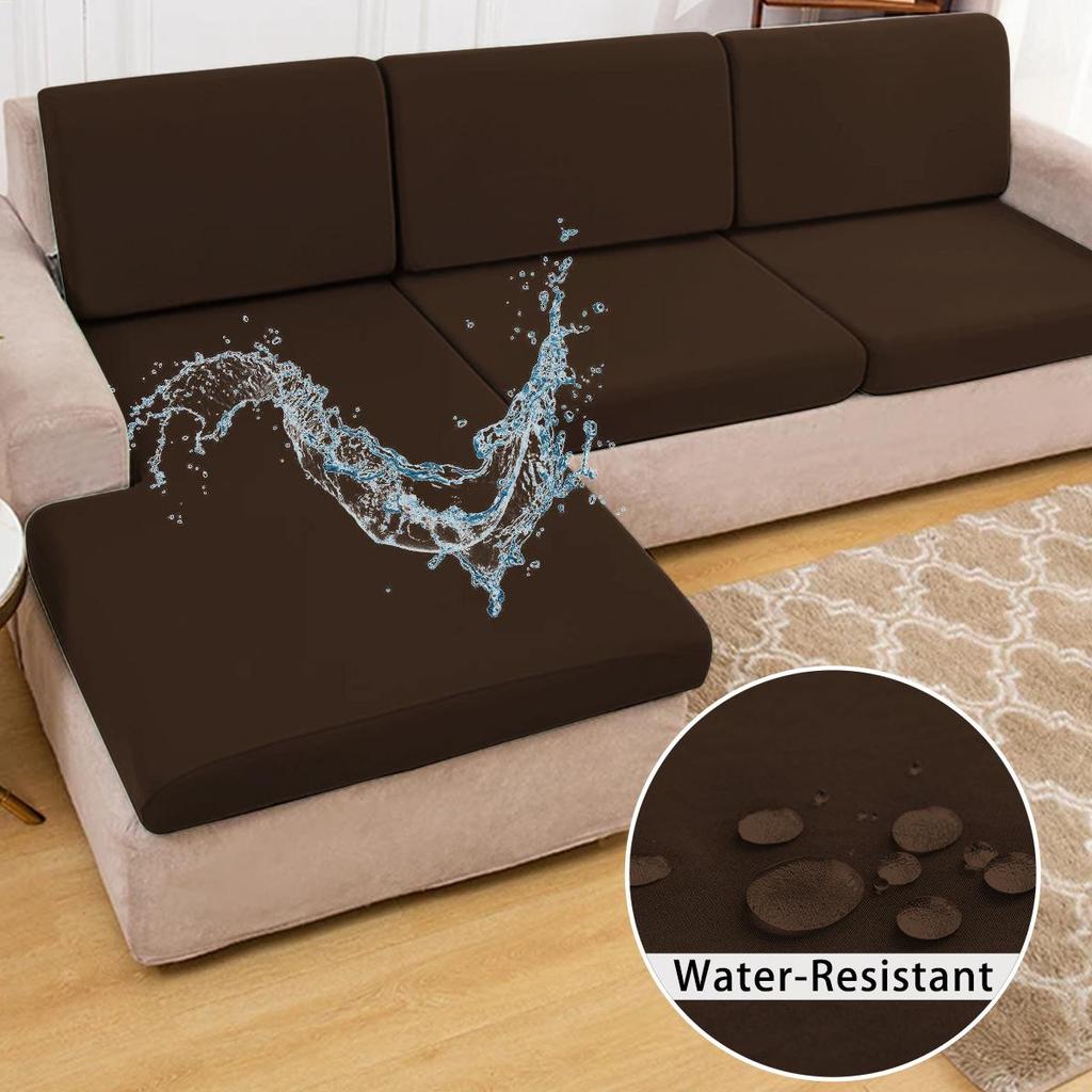 Solid Color Stretch Milk Silk Waterproof Sofa Slipcover