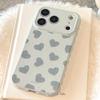 Creative Blue Heart Phone Case for iPhone 17 and iPhone 17 Pro Max