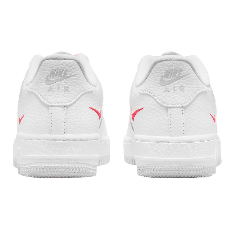 Nike Air Force 1 Low Multi-Swoosh White Particle Grey Photon Dust Bright Crimson GS DO6486-100