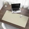 Modern Vinyl Keyboard Mat Geometric Checkered Pattern 100x50 cm