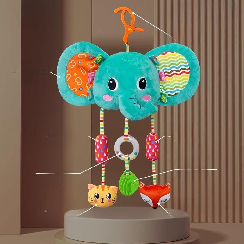 Baby Carriage Hanging Bell With Metal Toy For Infant Stroller And Bed Decor