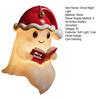 Reading Ghost Night Light Cute 3D Xmas Hat Ghost Bedside Lamp