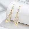 High End Shiny Earrings for Women, Simple Geometric Triangle Earrings, New Trendy Earrings