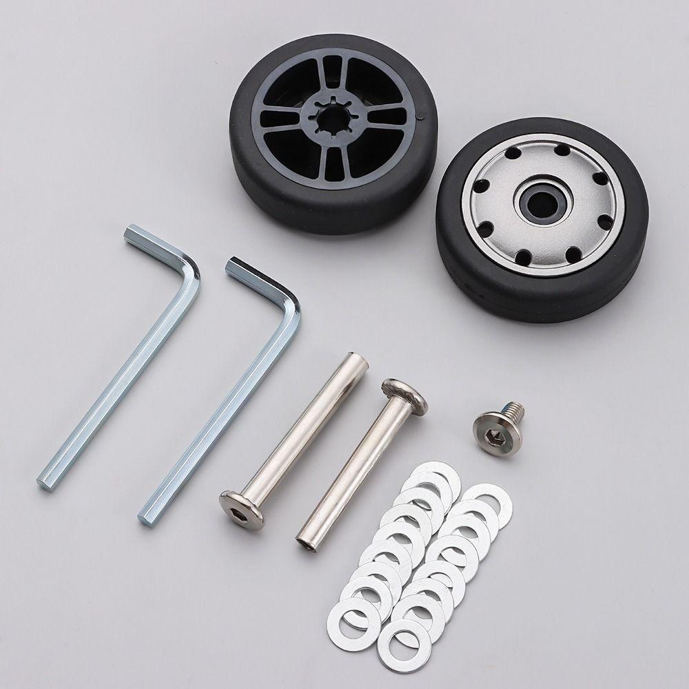 Replacement Suitcase Wheels Suitcase Parts Axles Travel Luggage Wheels  Luggage Accessories