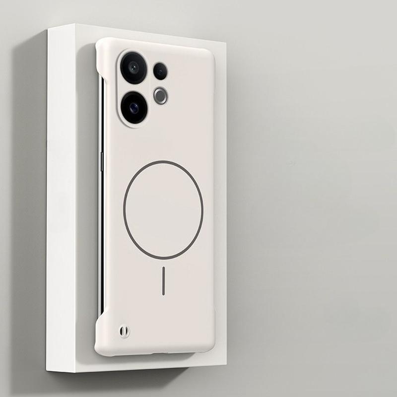 Frameless Magnetic Case for OPPO K13 Turbo Magsafe Wireless Charging Matte Ultra Thin Hard Back Cover for OPPO K13 Turbo Pro