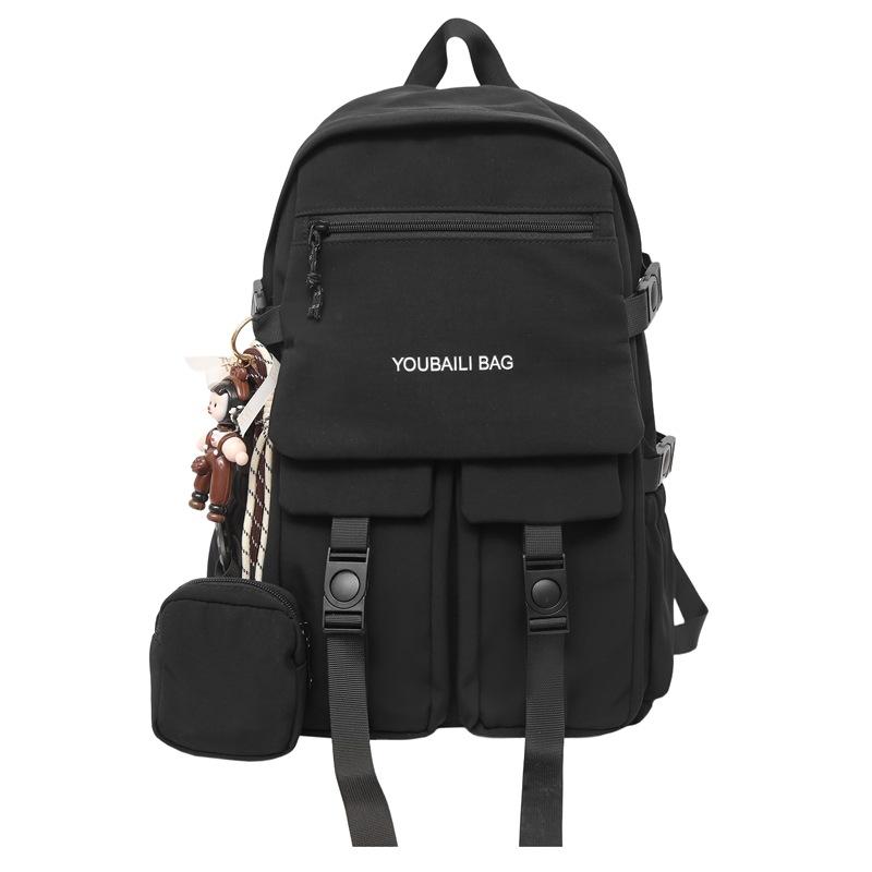 Schoolbag Large Capacity Travel Backpack College Student Backpack Student Water-proof Fashion Trend Campus Men's Lightweight School Bag