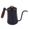 Hand Brew Coffee Kettle 600ML 304 Stainless Steel Narrow   Spout Coffee Pot with Scale Insulated Handle for Home Camping